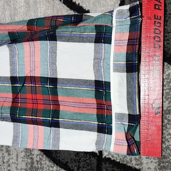 VICTORIA SECRET 2018 STRIPED GOLD SHINE PLAID LOUNGE SLEEPWEAR PANTS - Picture 6 of 10